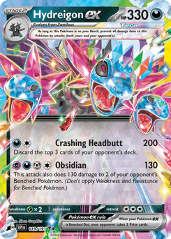 Hydreigon ex #119 — Pokemon Surging Sparks