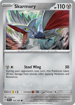Skarmory #124 — Pokemon Surging Sparks