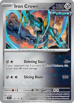 Iron Crown #132 — Pokemon Surging Sparks