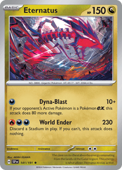 Eternatus #141 — Pokemon Surging Sparks