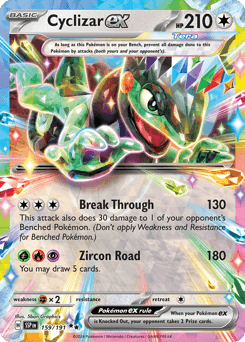 Cyclizar ex #159 — Pokemon Surging Sparks