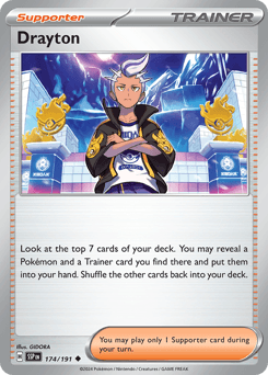 Drayton #174 — Pokemon Surging Sparks