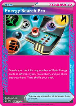 Energy Search Pro #176 — Pokemon Surging Sparks