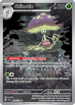 Shiinotic #194 — Pokemon Surging Sparks