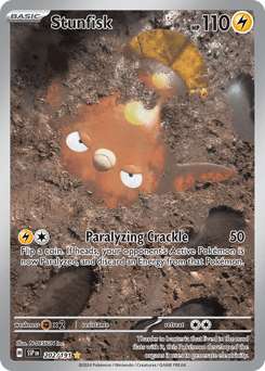 Stunfisk #202 — Pokemon Surging Sparks