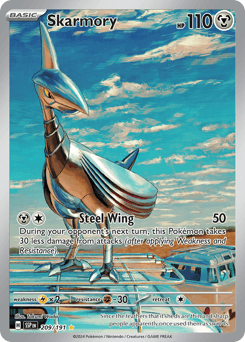 Skarmory #209 — Pokemon Surging Sparks