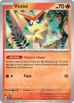 Victini #21 — Pokemon Surging Sparks