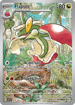 Flapple #210 — Pokemon Surging Sparks
