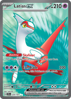 Latias ex #220 — Pokemon Surging Sparks