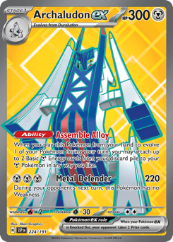 Archaludon ex #224 — Pokemon Surging Sparks