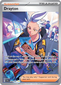 Drayton #244 — Pokemon Surging Sparks