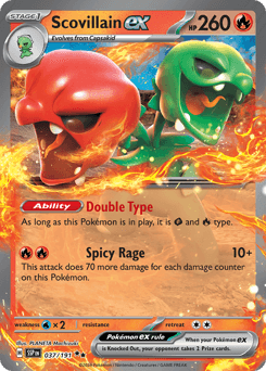 Scovillain ex #37 — Pokemon Surging Sparks
