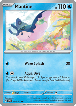 Mantine #40 — Pokemon Surging Sparks