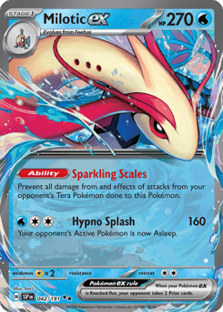 Milotic ex #42 — Pokemon Surging Sparks
