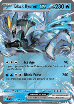 Black Kyurem ex #48 — Pokemon Surging Sparks