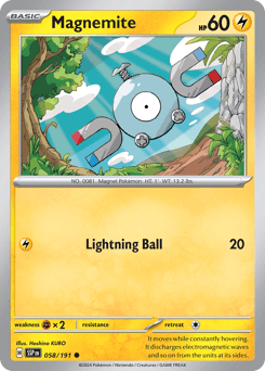 Magnemite #58 — Pokemon Surging Sparks