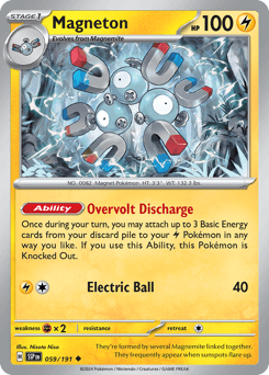 Magneton #59 — Pokemon Surging Sparks