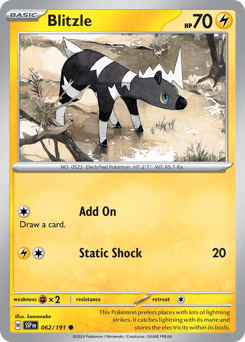 Blitzle #62 — Pokemon Surging Sparks