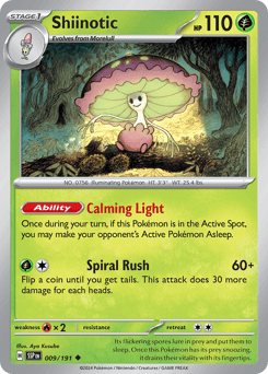 Shiinotic #9 — Pokemon Surging Sparks
