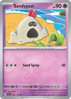 Sandygast #90 — Pokemon Surging Sparks