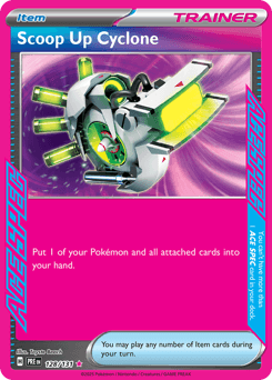 Scoop Up Cyclone #128 — Pokemon Prismatic Evolutions