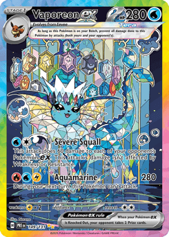 Vaporeon ex #149 — Pokemon Prismatic Evolutions