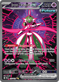 Iron Valiant ex #157 — Pokemon Prismatic Evolutions