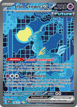 Iron Crown ex #158 — Pokemon Prismatic Evolutions