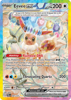 Eevee ex #167 — Pokemon Prismatic Evolutions