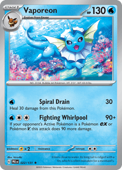 Vaporeon [Master Ball] #22