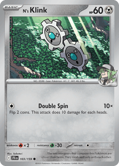N's Klink #103 — Pokemon Journey Together