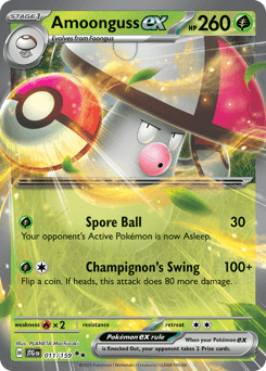 Amoonguss ex #11 — Pokemon Journey Together