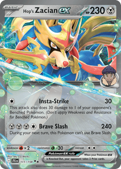 Hop's Zacian ex #111 — Pokemon Journey Together