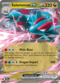 Salamence ex #114 — Pokemon Journey Together