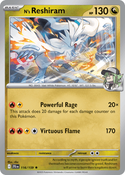 N's Reshiram #116 — Pokemon Journey Together