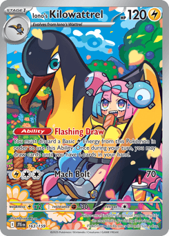 Iono's Kilowattrel #163 — Pokemon Journey Together