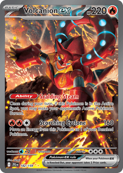 Volcanion ex #182 — Pokemon Journey Together