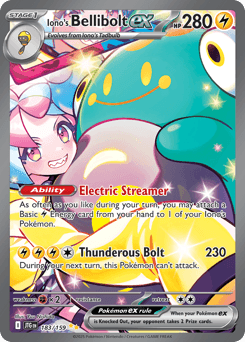 Iono's Bellibolt ex #183 — Pokemon Journey Together
