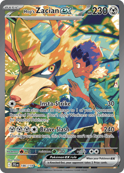 Hop's Zacian ex #186 — Pokemon Journey Together