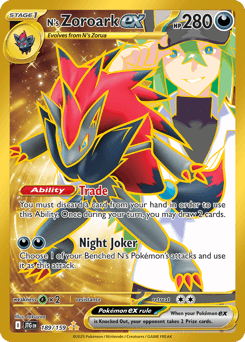 N's Zoroark Ex #189 — Pokemon Journey Together
