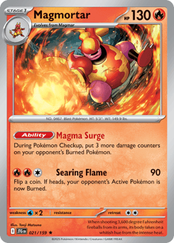 Magmortar #21 — Pokemon Journey Together