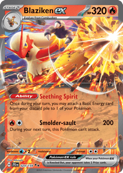Blaziken ex #24 — Pokemon Journey Together