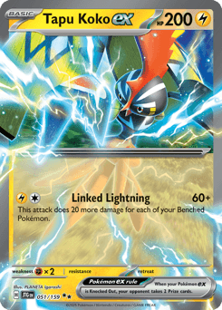 Tapu Koko ex #51 — Pokemon Journey Together