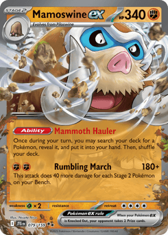 Mamoswine ex #79 — Pokemon Journey Together