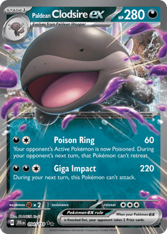 Paldean Clodsire ex #94 — Pokemon Journey Together