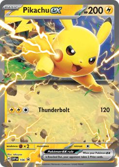 Pikachu Ex #106 — Pokemon Promo
