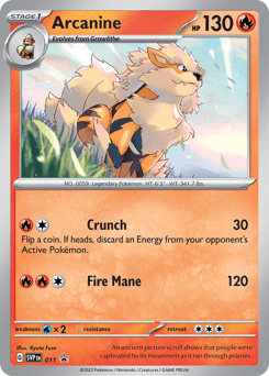 Arcanine #11 — Pokemon Promo