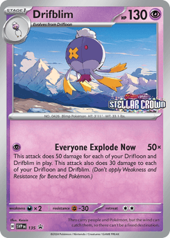 Drifblim #135 — Pokemon Promo