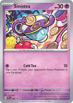 Sinistea #62 — Pokemon Promo