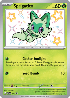 Sprigatito #76 — Pokemon Promo